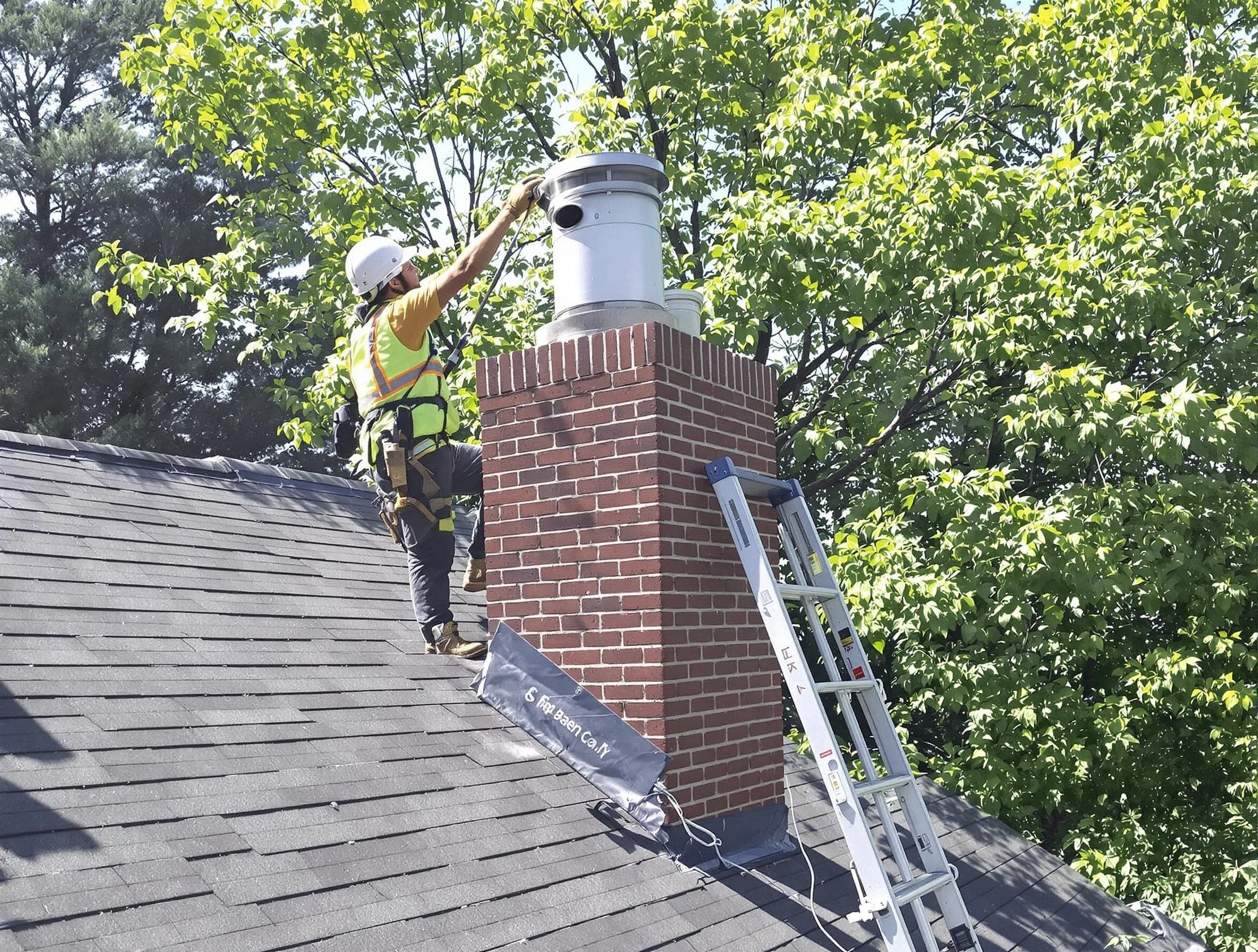 Chimney liner inspection by Slaughterville Chimney Sweep in Slaughterville, OK