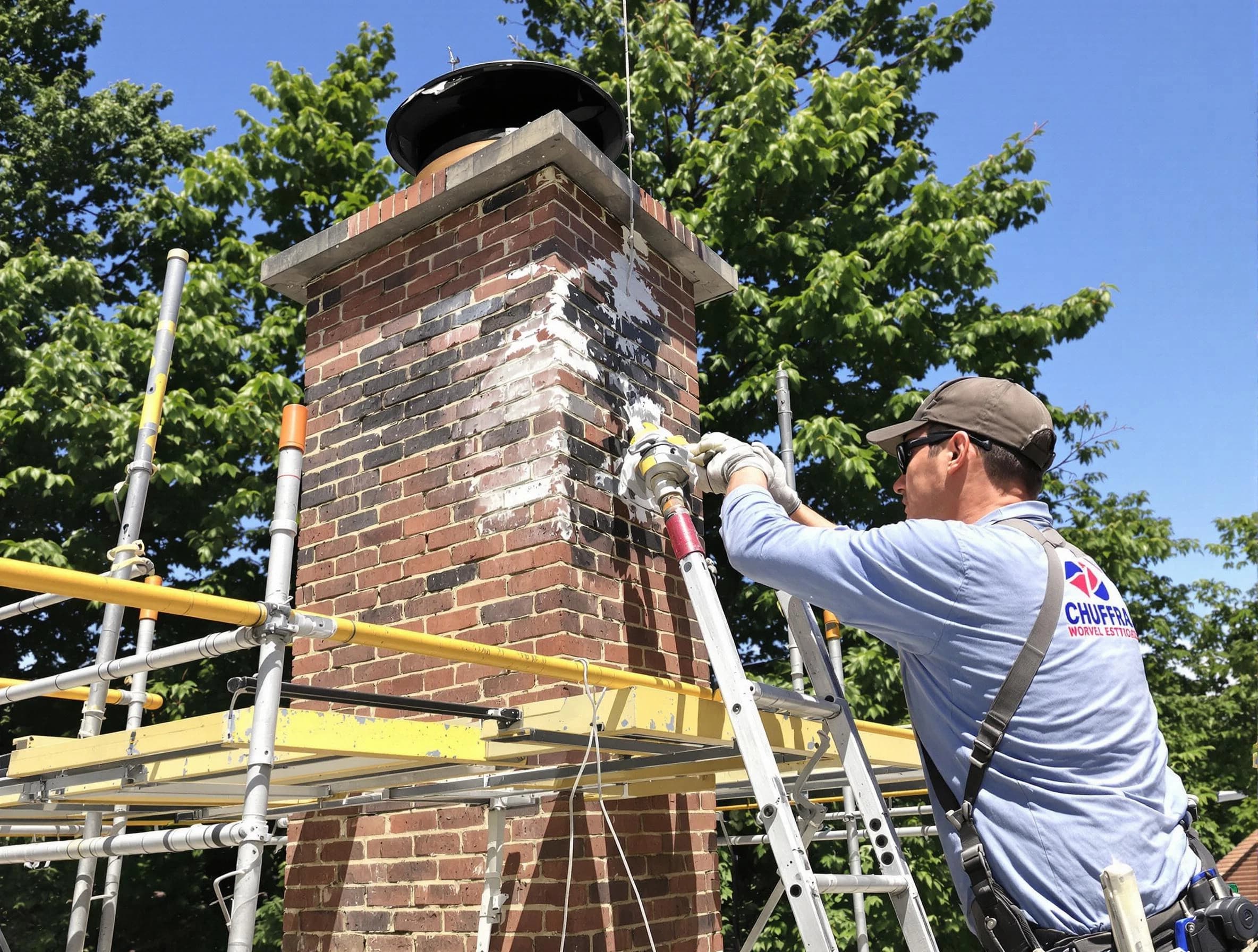 Structural chimney repair by Slaughterville Chimney Sweep in Slaughterville, OK