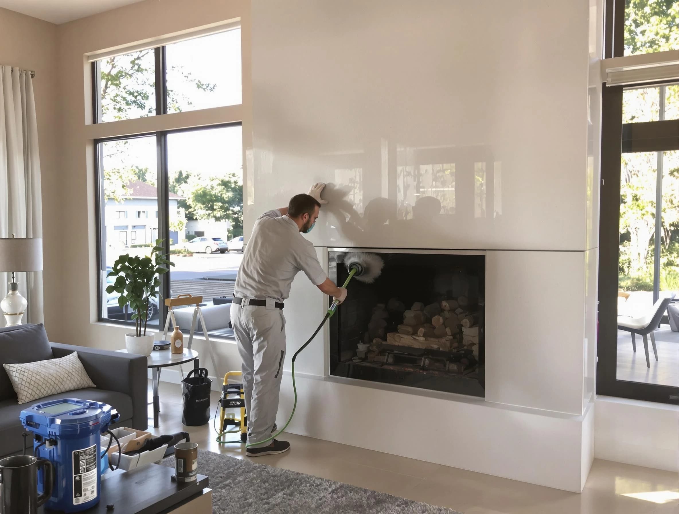 Slaughterville Chimney Sweep performing thorough soot removal in Slaughterville, OK