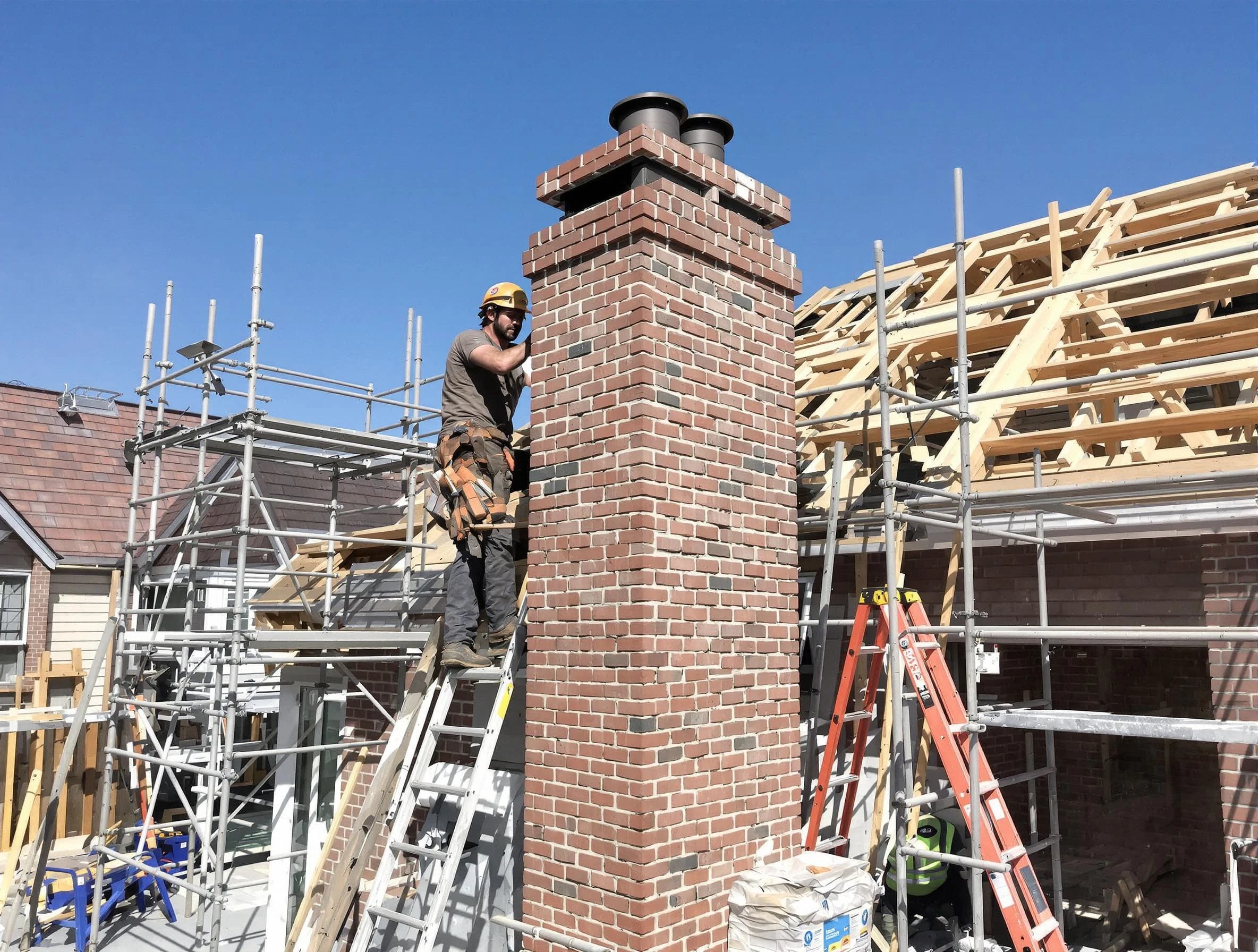New chimney installation completed by Slaughterville Chimney Sweep in Slaughterville, OK