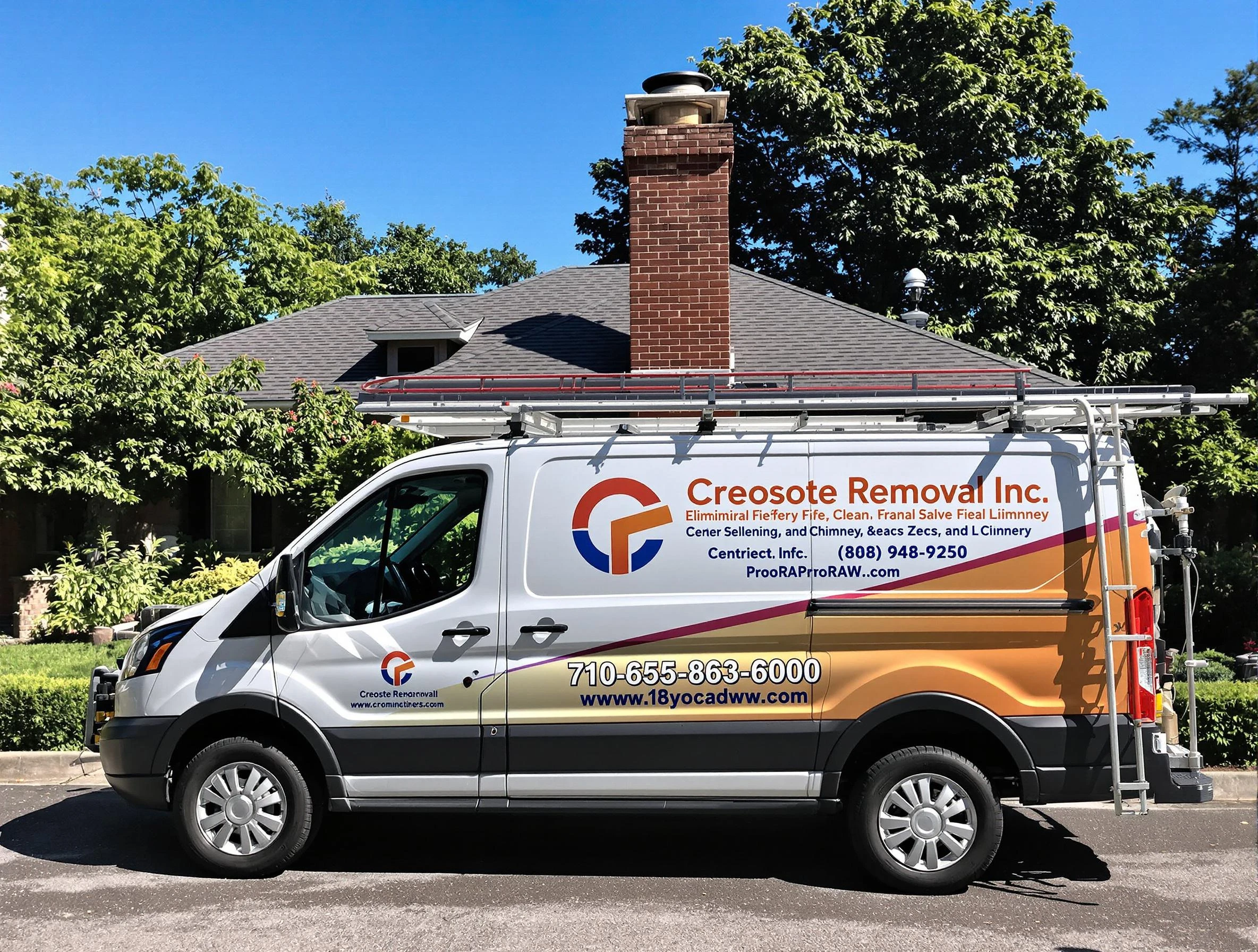 Slaughterville Chimney Sweep technician removing creosote safely in Slaughterville, OK